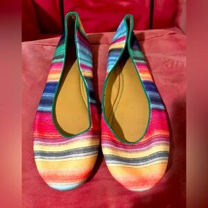 Nine West Colorful Rainbow Flats